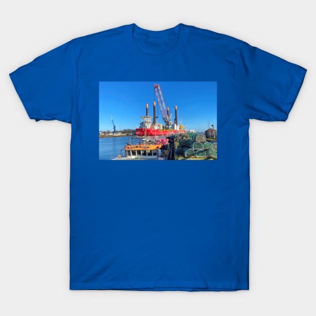 Port of Blyth Import Dock T-Shirt by Violaman